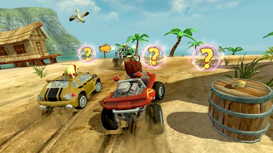 Скачать взломанную Beach Buggy Racing [Разблокировано все] версия 1.2.25 apk на Андроид