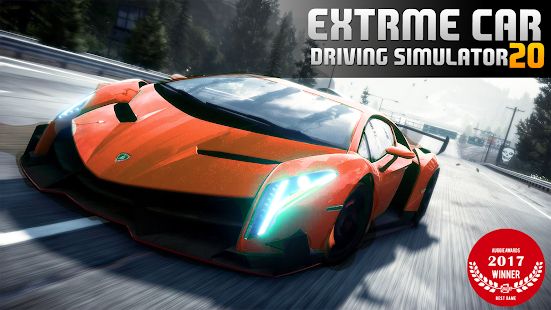 Скачать взломанную Extreme Car Driving Simulator 2020: The cars game [Бесконечные деньги] версия 0.0.6 apk на Андроид