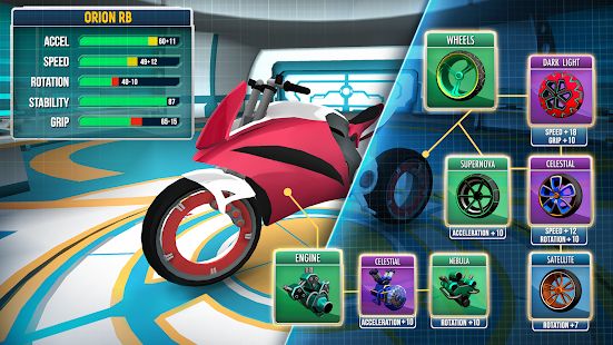 Скачать взломанную Gravity Rider: игра-симулятор мотокросса [Разблокировано все] версия 1.18.3 apk на Андроид