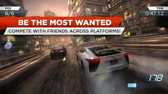 Скачать взломанную Need for Speed Most Wanted [Много монет] версия 1.3.128 apk на Андроид