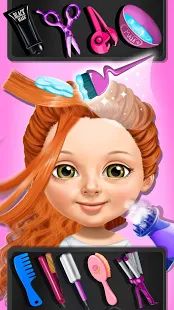 Скачать взломанную Sweet Baby Girl Beauty Salon 3 - Hair, Nails & Spa [Бесконечные деньги] версия 3.0.10 apk на Андроид