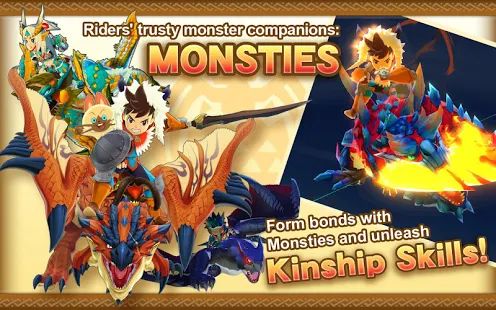 Скачать взломанную Monster Hunter Stories [Много монет] версия 1.0.2 apk на Андроид