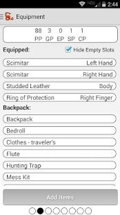 Скачать взломанную Squire - Character Manager Pro [Много монет] версия Зависит от устройства apk на Андроид