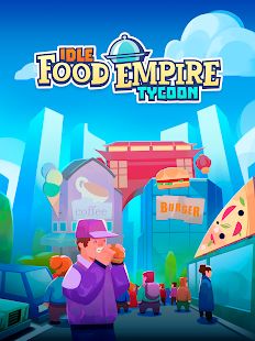 Скачать взломанную Idle Food Empire Tycoon - готовить еду игра [Много монет] версия 1.1.0 apk на Андроид
