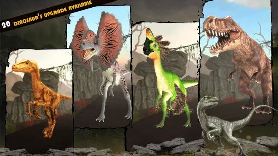 Скачать взломанную Dinosaur Games Simulator 2019 [Бесконечные деньги] версия Зависит от устройства apk на Андроид