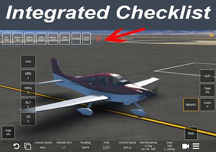 Скачать взломанную Infinite Flight Checklist [Много монет] версия 1.2 apk на Андроид