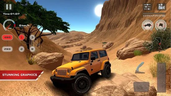 Скачать взломанную OffRoad Drive Desert [Разблокировано все] версия 1.0.9 apk на Андроид