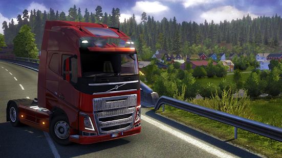 Скачать взломанную Euro Truck Simulator Offroad Cargo Transport [Много монет] версия 2.0 apk на Андроид