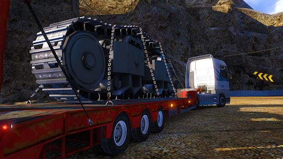 Скачать взломанную Euro Truck Simulator Offroad Cargo Transport [Много монет] версия 2.0 apk на Андроид