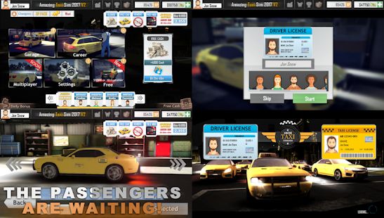 Скачать взломанную Amazing Taxi Simulator V2 2019 [Разблокировано все] версия 1.0.9 apk на Андроид