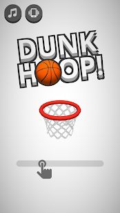Скачать взломанную Dunk Hoop [Много монет] версия 1.1 apk на Андроид