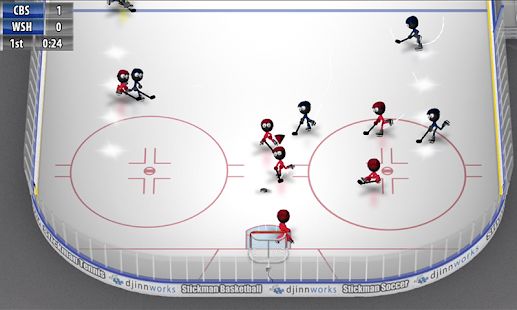 Скачать взломанную Stickman Ice Hockey [Бесконечные деньги] версия 2.2 apk на Андроид