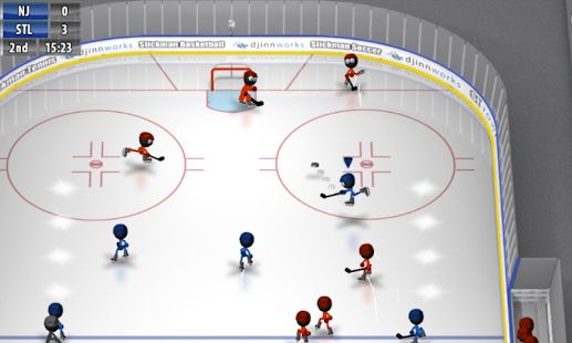 Скачать взломанную Stickman Ice Hockey [Бесконечные деньги] версия 2.2 apk на Андроид