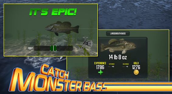 Скачать взломанную Master Bass Angler: Free Fishing Game [Много монет] версия 0.60.0 apk на Андроид