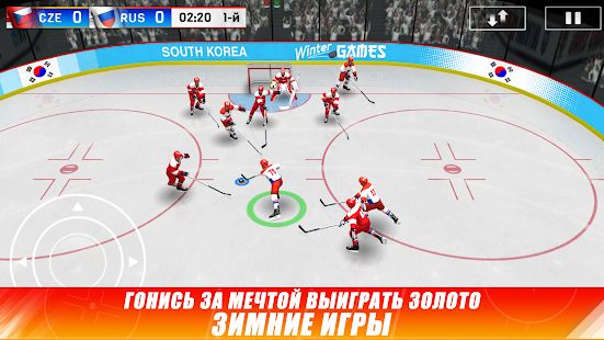 Скачать взломанную Hockey Nations 18 [Много монет] версия 1.6.3 apk на Андроид