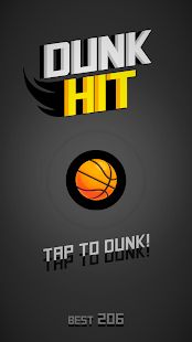 Скачать взломанную Dunk Hit [Много монет] версия 1.5.8 apk на Андроид