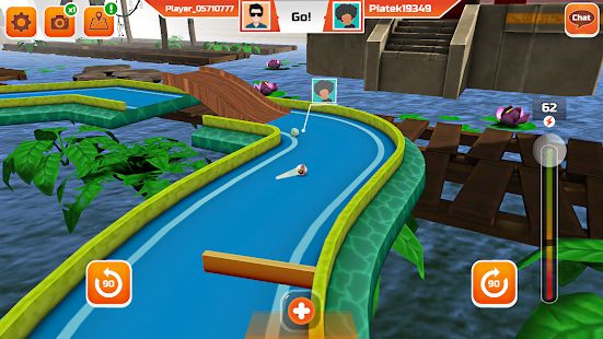 Скачать взломанную Мини-гольф 3D Городские [Бесконечные деньги] версия 21.1 apk на Андроид