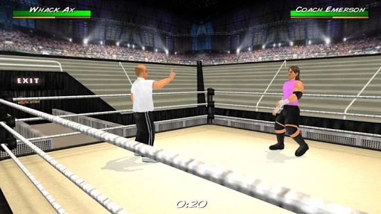Скачать взломанную Wrestling Revolution 3D [Бесконечные деньги] версия 1.656 apk на Андроид