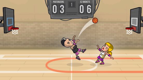 Скачать взломанную Basketball Battle (Баскетбол) [Много монет] версия 2.1.20 apk на Андроид