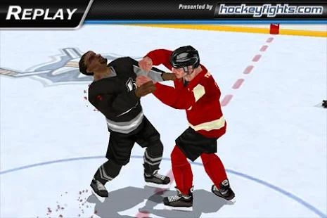 Скачать взломанную Hockey Fight Pro [Много монет] версия Зависит от устройства apk на Андроид