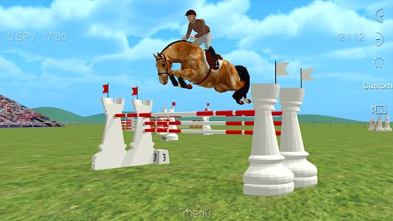Скачать взломанную Jumpy Horse Show Jumping [Много монет] версия 2.9 apk на Андроид