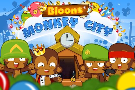 Скачать взломанную Bloons Monkey City [Разблокировано все] версия 1.12.1 apk на Андроид