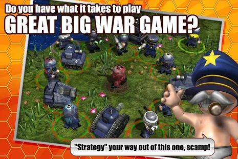Скачать взломанную Great Big War Game [Бесконечные деньги] версия 1.5.3 apk на Андроид