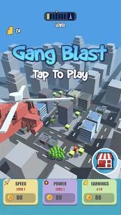 Скачать взломанную Gang Blast [Много монет] версия 1.02 apk на Андроид
