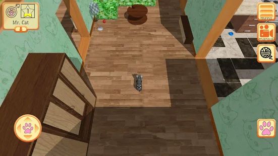Скачать взломанную Cute Pocket Cat 3D - Part 2 [Много монет] версия 1.0.8.2 apk на Андроид