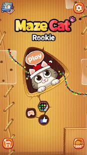 Скачать взломанную Maze Cat - Rookie [Бесконечные деньги] версия 1.1.5 apk на Андроид
