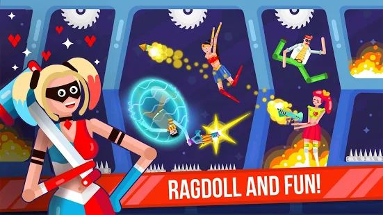 Скачать взломанную Ragdoll Rage: Heroes Arena [Много монет] версия 1.2.28 apk на Андроид