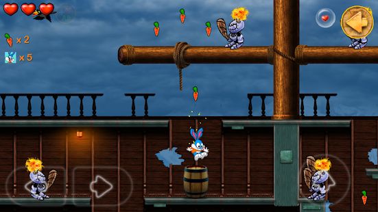 Скачать взломанную Мир Приключений Кролика Бини [Много монет] версия 2.6.2 apk на Андроид