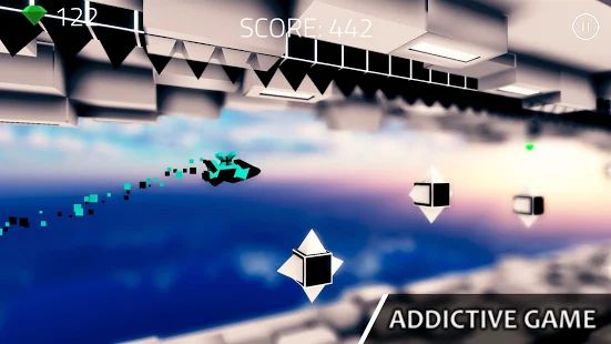 Скачать взломанную Geometry Jump 3D [Бесконечные деньги] версия 0.2.3 apk на Андроид