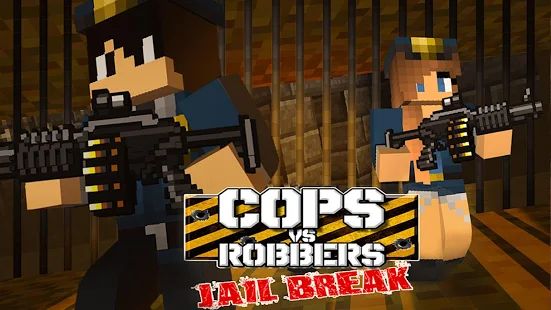 Скачать взломанную Cops Vs Robbers: Jailbreak [Много монет] версия 1.96 apk на Андроид