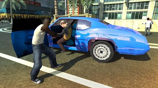 Скачать взломанную San Andreas Auto Gang Wars: Grand Real Theft Fight [Много монет] версия 9.4 apk на Андроид