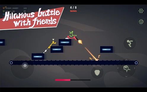 Скачать взломанную Stick Fight: The Game Mobile [Бесконечные деньги] версия 1.4.23.35816 apk на Андроид