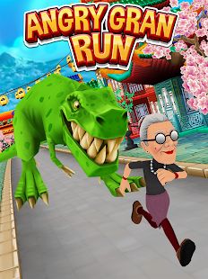Скачать взломанную Angry Gran Run - Running Game [Бесконечные деньги] версия 2.12.2 apk на Андроид