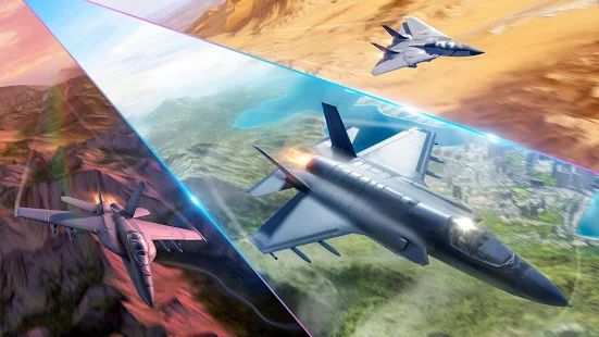 Скачать взломанную Sky Combat: онлайн ПВП бои на самолётах 5х5 [Много монет] версия 2.0 apk на Андроид