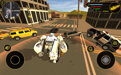 Скачать взломанную Robot Car [Бесконечные деньги] версия 2.4 apk на Андроид