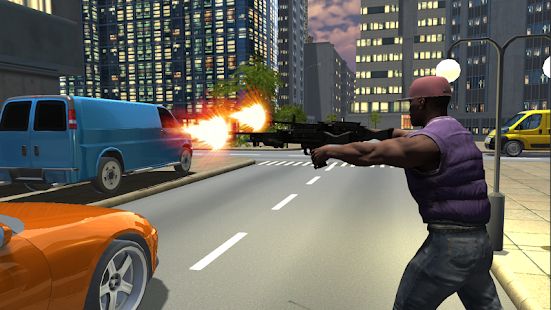 Скачать взломанную Real Crime Simulator Grand City [Много монет] версия 1.1 apk на Андроид