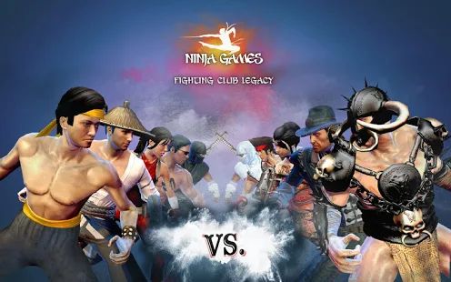 Скачать взломанную Ninja Games - Fighting Club Legacy [Много монет] версия Зависит от устройства apk на Андроид