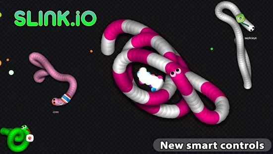 Скачать взломанную Slink.io - Игры со змеями [Бесконечные деньги] версия Зависит от устройства apk на Андроид