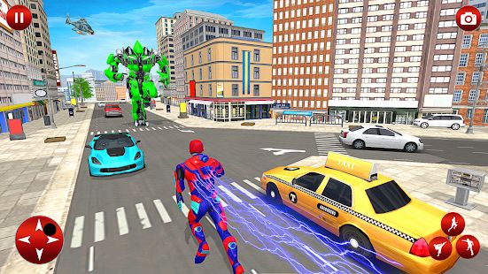 Скачать взломанную Superhero Robot Speed Hero [Бесконечные деньги] версия Зависит от устройства apk на Андроид