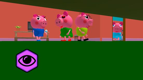 Скачать взломанную Piggy Neighbor. Family Escape Obby House 3D [Бесконечные деньги] версия 1.9 apk на Андроид