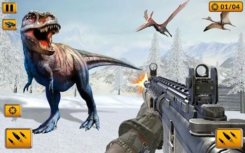 Скачать взломанную Wild Animal Hunt 2020: Dino Hunting Games [Разблокировано все] версия Зависит от устройства apk на Андроид