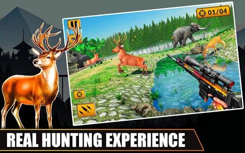 Скачать взломанную Wild Animal Hunt 2020: Dino Hunting Games [Разблокировано все] версия Зависит от устройства apk на Андроид