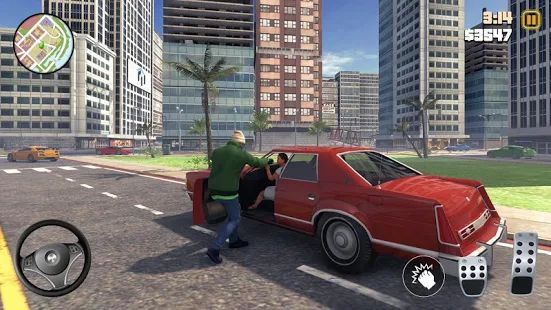 Скачать взломанную Grand Gangster Auto Crime - Theft Crime Simulator [Бесконечные деньги] версия 1.1.5 apk на Андроид