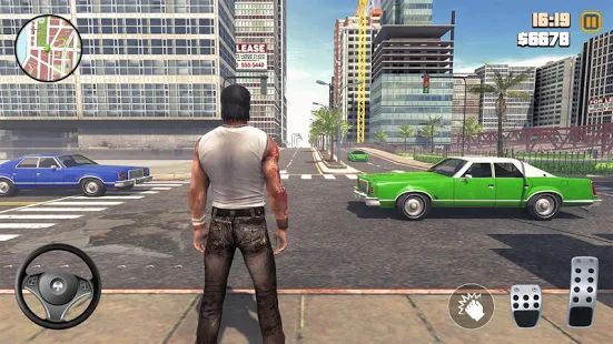 Скачать взломанную Grand Gangster Auto Crime - Theft Crime Simulator [Бесконечные деньги] версия 1.1.5 apk на Андроид