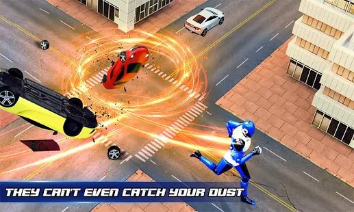 Скачать взломанную большой полицейский робот герой скорости игры [Бесконечные деньги] версия 15.0.0 apk на Андроид