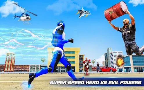 Скачать взломанную большой полицейский робот герой скорости игры [Бесконечные деньги] версия 15.0.0 apk на Андроид